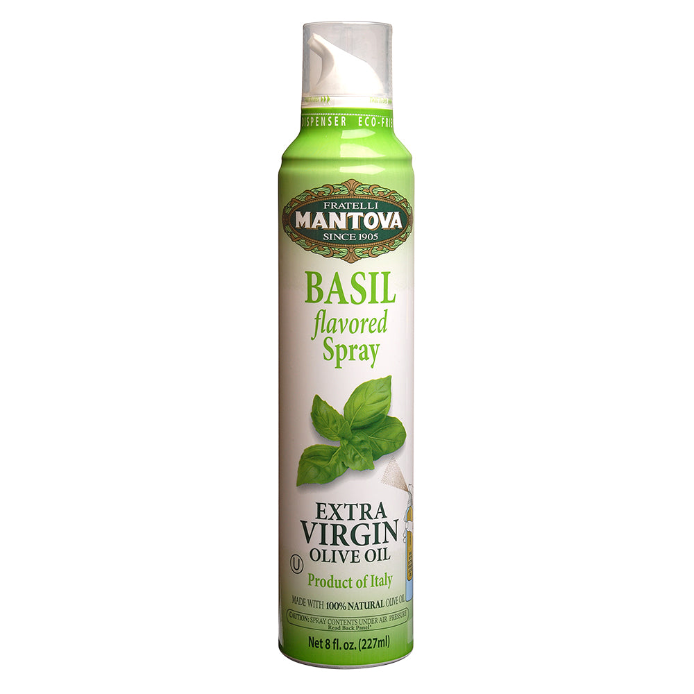 Mantova Basil Extra Virgin Olive Oil Spray, 8 oz.