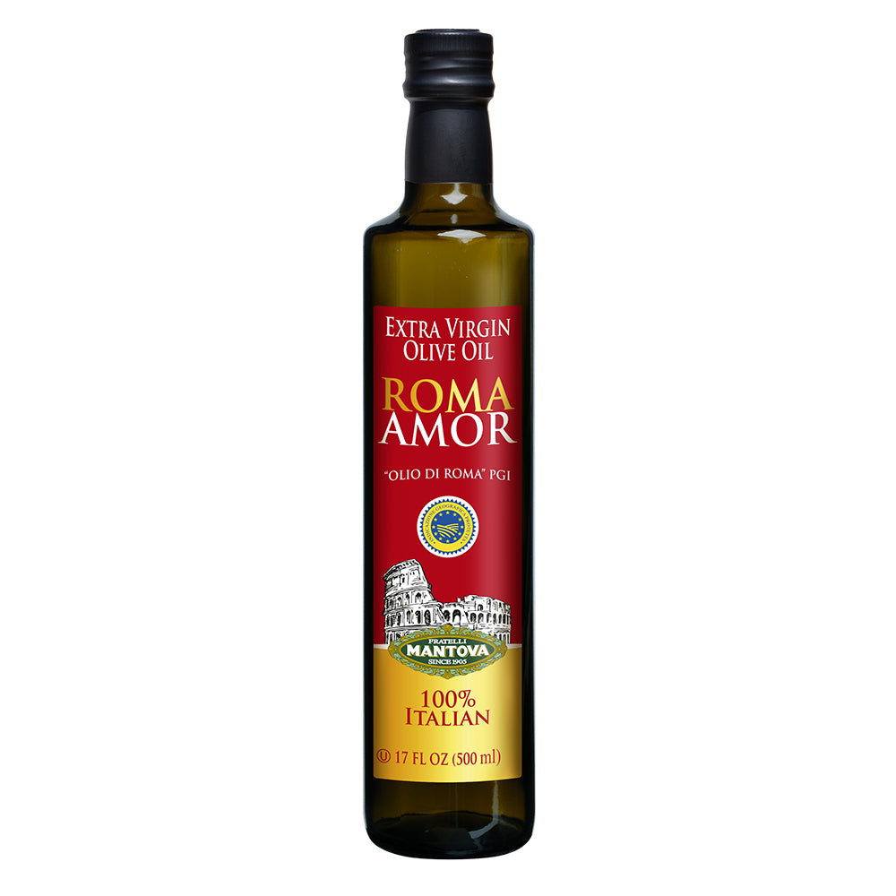 Mantova Roma Amor "Olio di Roma" PGI Extra Virgin Olive Oil, 17 fl. oz.