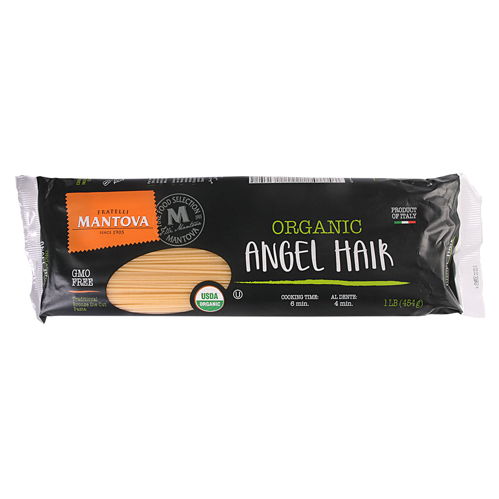 Mantova Organic Angel Hair Pasta, 1 lb.